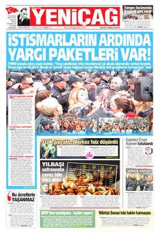 YENİÇAĞ 12 Aralık 2025 gazete manşeti