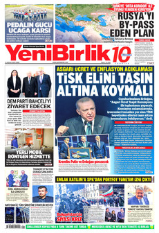 YENİBİRLİK 12 Aralık 2025 gazete manşeti