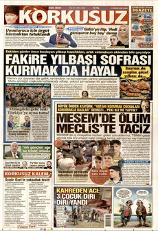 KORKUSUZ 12 Aralık 2025 gazete manşeti