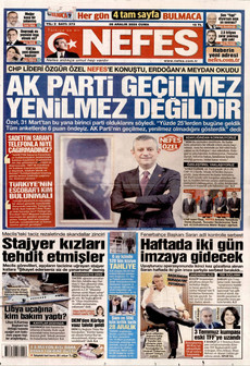 NEFES 26 Aralık 2025 gazete manşeti