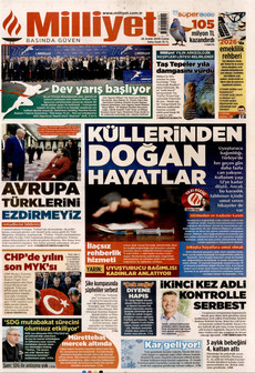 MİLLİYET 26 Aralık 2025 gazete manşeti