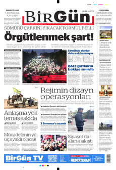 BİRGÜN 26 Aralık 2025 gazete manşeti