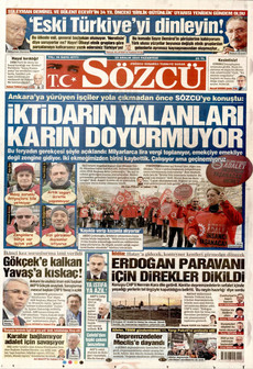 SÖZCÜ 22 Aralık 2025 gazete manşeti