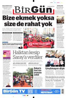 BİRGÜN 22 Aralık 2025 gazete manşeti