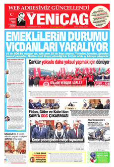 YENİÇAĞ 23 Aralık 2025 gazete manşeti