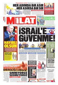 MİLAT 23 Aralık 2025 gazete manşeti