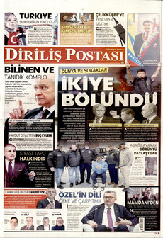 DİRİLİŞ POSTASI 5 Ocak 2026 gazete manşeti