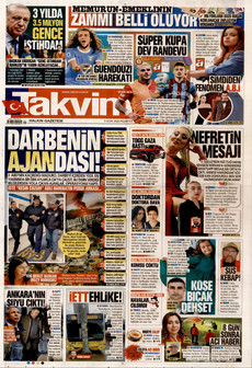 TAKVİM 5 Ocak 2026 gazete manşeti