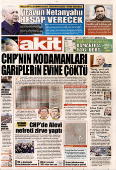 YENİ AKİT 3 Ocak 2026 gazete manşeti