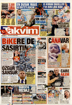 TAKVİM 3 Ocak 2026 gazete manşeti