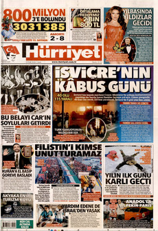 HÜRRİYET 2 Ocak 2026 gazete manşeti