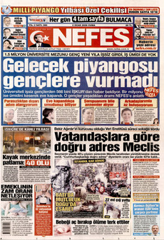 NEFES 2 Ocak 2026 gazete manşeti