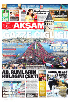 AKŞAM 2 Ocak 2026 gazete manşeti