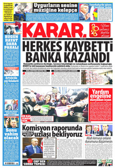 KARAR 1 Ocak 2026 gazete manşeti