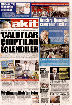 YENİ AKİT 1 Ocak 2026 gazete manşeti