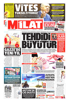 MİLAT 1 Ocak 2026 gazete manşeti