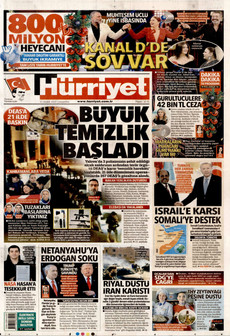 HÜRRİYET 31 Aralık 2025 gazete manşeti