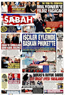 SABAH 31 Aralık 2025 gazete manşeti