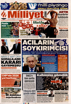 MİLLİYET 31 Aralık 2025 gazete manşeti