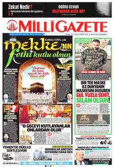 MİLLİ GAZETE 31 Aralık 2025 gazete manşeti