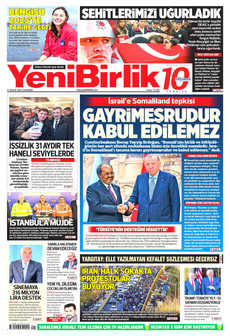 YENİBİRLİK 31 Aralık 2025 gazete manşeti