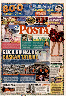 POSTA 31 Aralık 2025 gazete manşeti