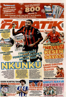 FANATİK 31 Aralık 2025 gazete manşeti