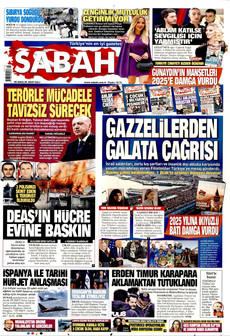 SABAH 30 Aralık 2025 gazete manşeti