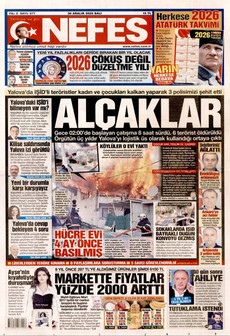 NEFES 30 Aralık 2025 gazete manşeti