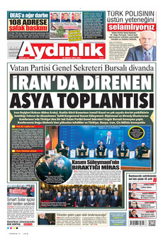 AYDINLIK GAZETESİ 30 Aralık 2025 gazete manşeti
