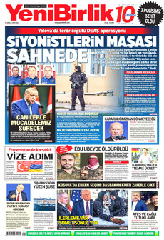 YENİBİRLİK 30 Aralık 2025 gazete manşeti