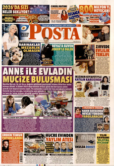 POSTA 30 Aralık 2025 gazete manşeti