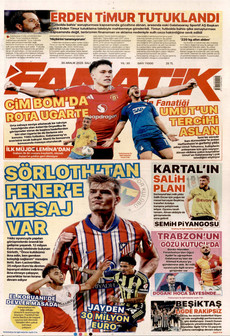 FANATİK 30 Aralık 2025 gazete manşeti