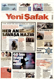 YENİ ŞAFAK 29 Aralık 2025 gazete manşeti