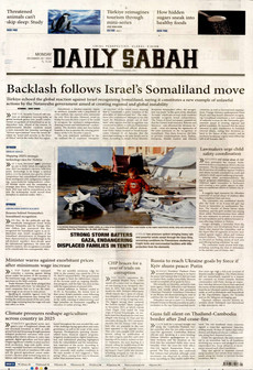 DAİLY SABAH 29 Aralık 2025 gazete manşeti