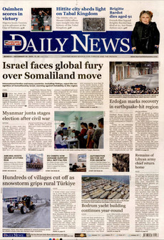 HÜRRİYET DAİLY NEWS 29 Aralık 2025 gazete manşeti