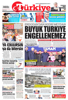 TÜRKİYE GAZETESİ 28 Aralık 2025 gazete manşeti