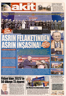 YENİ AKİT 28 Aralık 2025 gazete manşeti