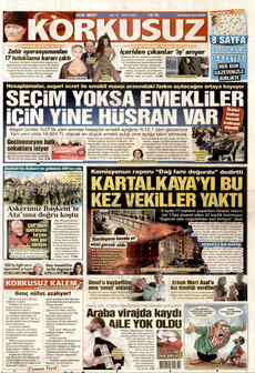 KORKUSUZ 28 Aralık 2025 gazete manşeti