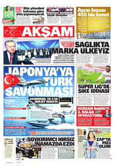 AKŞAM 27 Aralık 2025 gazete manşeti