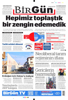 BİRGÜN 27 Aralık 2025 gazete manşeti