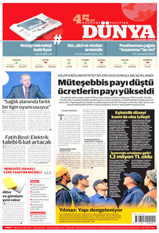 DÜNYA 27 Aralık 2025 gazete manşeti