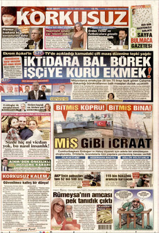KORKUSUZ 27 Aralık 2025 gazete manşeti
