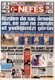 NEFES 25 Aralık 2025 gazete manşeti