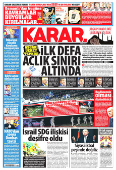 KARAR 25 Aralık 2025 gazete manşeti