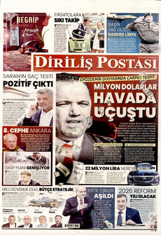 DİRİLİŞ POSTASI 25 Aralık 2025 gazete manşeti