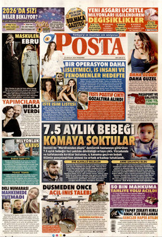 POSTA 25 Aralık 2025 gazete manşeti