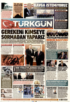 TÜRKGÜN 21 Aralık 2025 gazete manşeti