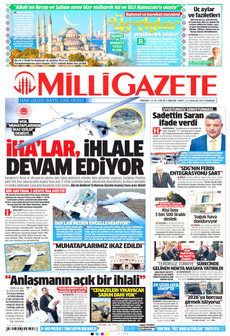 MİLLİ GAZETE 21 Aralık 2025 gazete manşeti