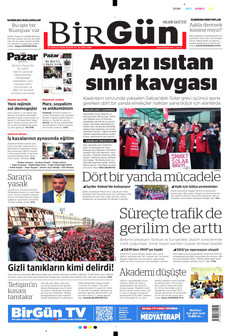 BİRGÜN 21 Aralık 2025 gazete manşeti